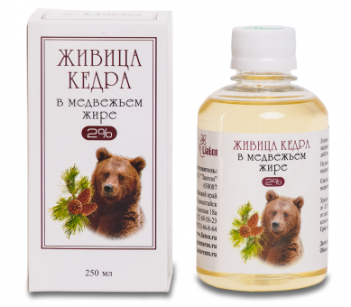 Медвежий жир с живицей