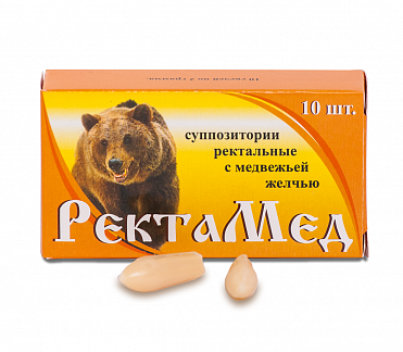РектаМед свечи с медвежьей желчью