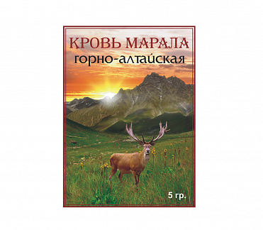 Кровь марала сухая
